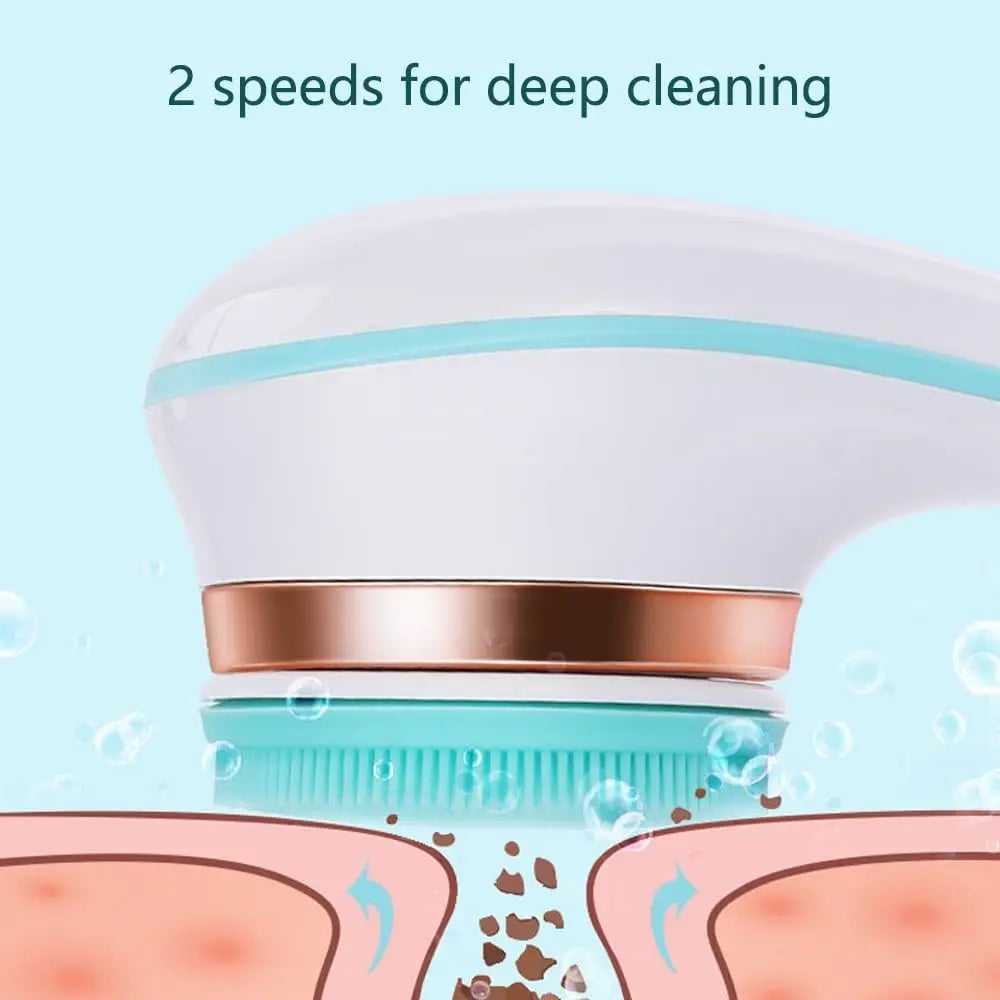 Electric Back Scrubber Rotating Shower Body Brush