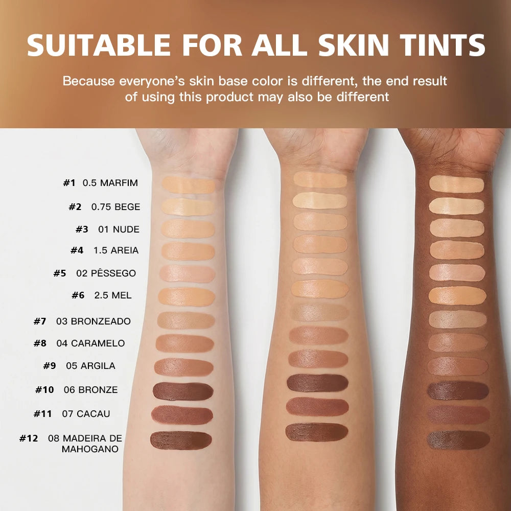 Danchel Lightweight Liquid Foundation Matte Soft Makeup - 6