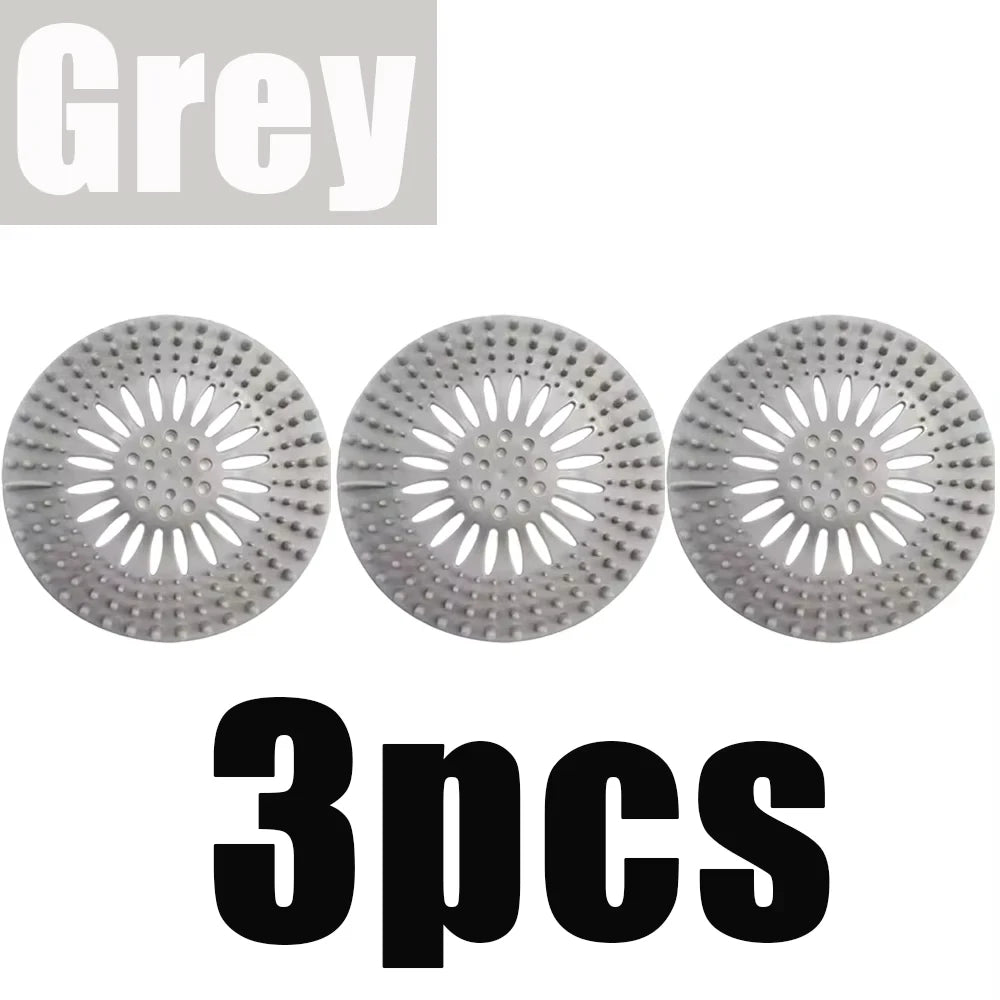 Silicone Sink Strainer Hair Catcher Drain Protector for Shower Bathtub