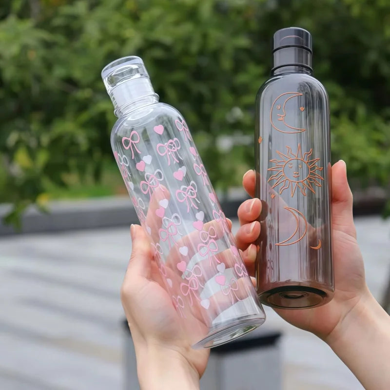 480ml Portable Water Bottle Printed Sports Cup for School and Travel - 2