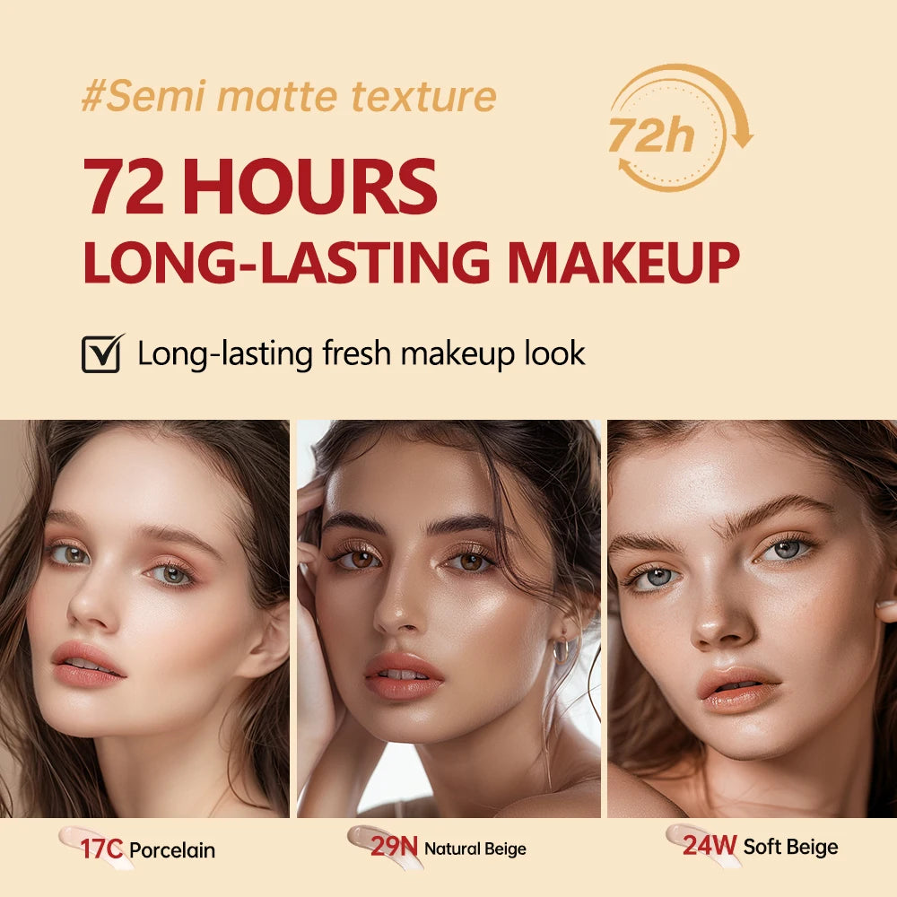 Waterproof Cushion Foundation Refill Long Lasting Korean Makeup CC Cream - 5