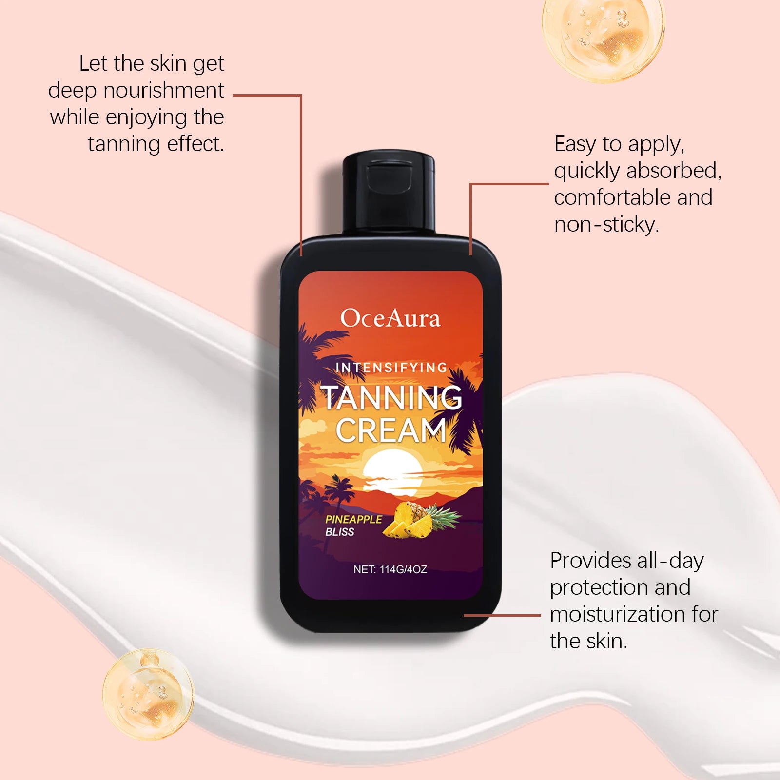 Body Tanning Cream Solarium Bronzing Lotion - 9