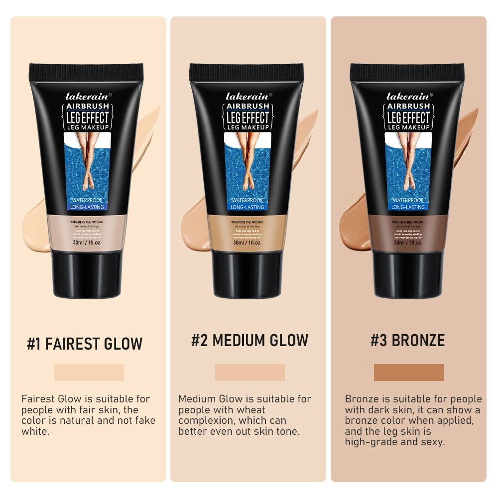 Leg Makeup Waterproof Foundation Moisturizing Blemish Cover Lotion