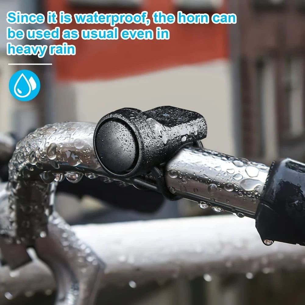 USB Rechargeable Electric Bicycle Horn Anti-Theft Bike Bell Siren