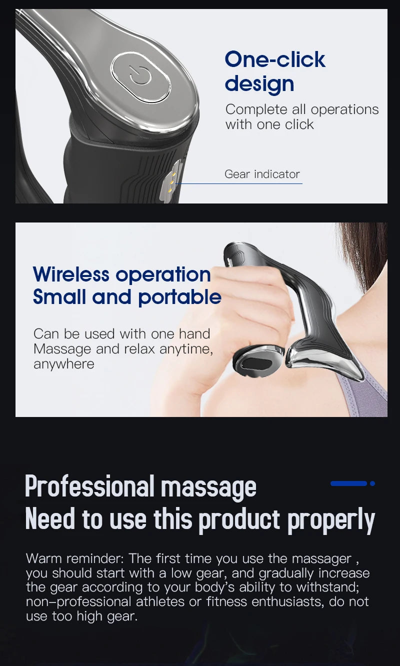 Electric Fascia Knife Muscle Scraper Gua Sha Massager