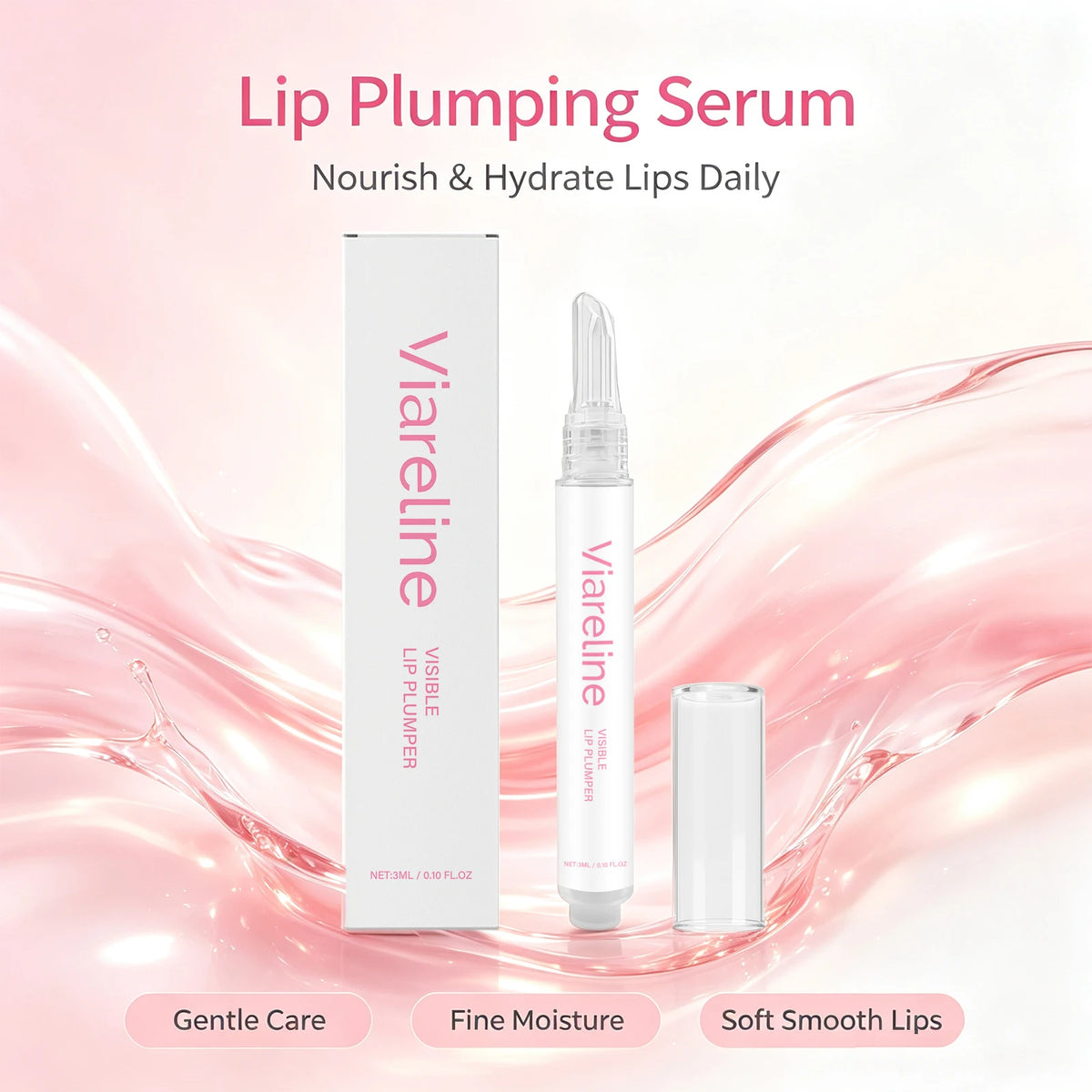 VIARELINE Hydrating Lip Plumper Gloss & Smoothing Serum