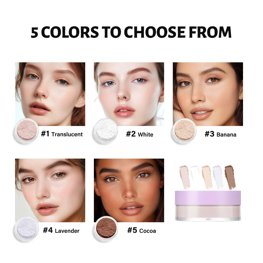 Loose Setting Powder Oil Control Matte Translucent Baking Powder - 2