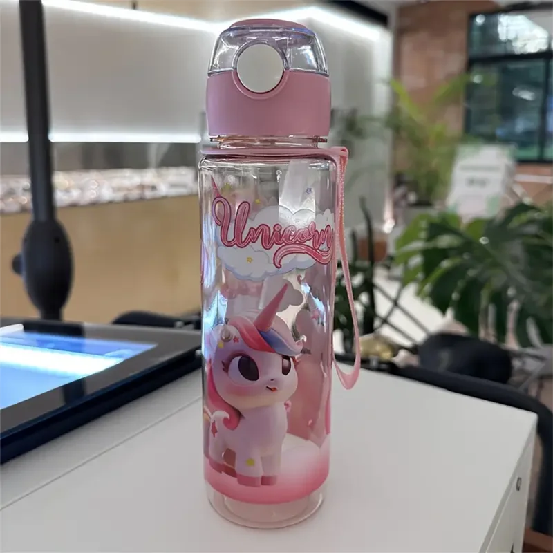 Fantia 700ml BPA Free Space Cup Portable Water Bottle with Straw - 13