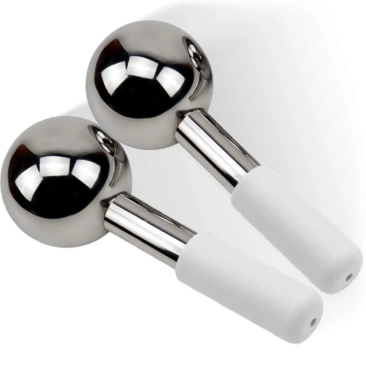 Stainless Steel Ice Globes Facial Cryo Sticks Cooling Roller