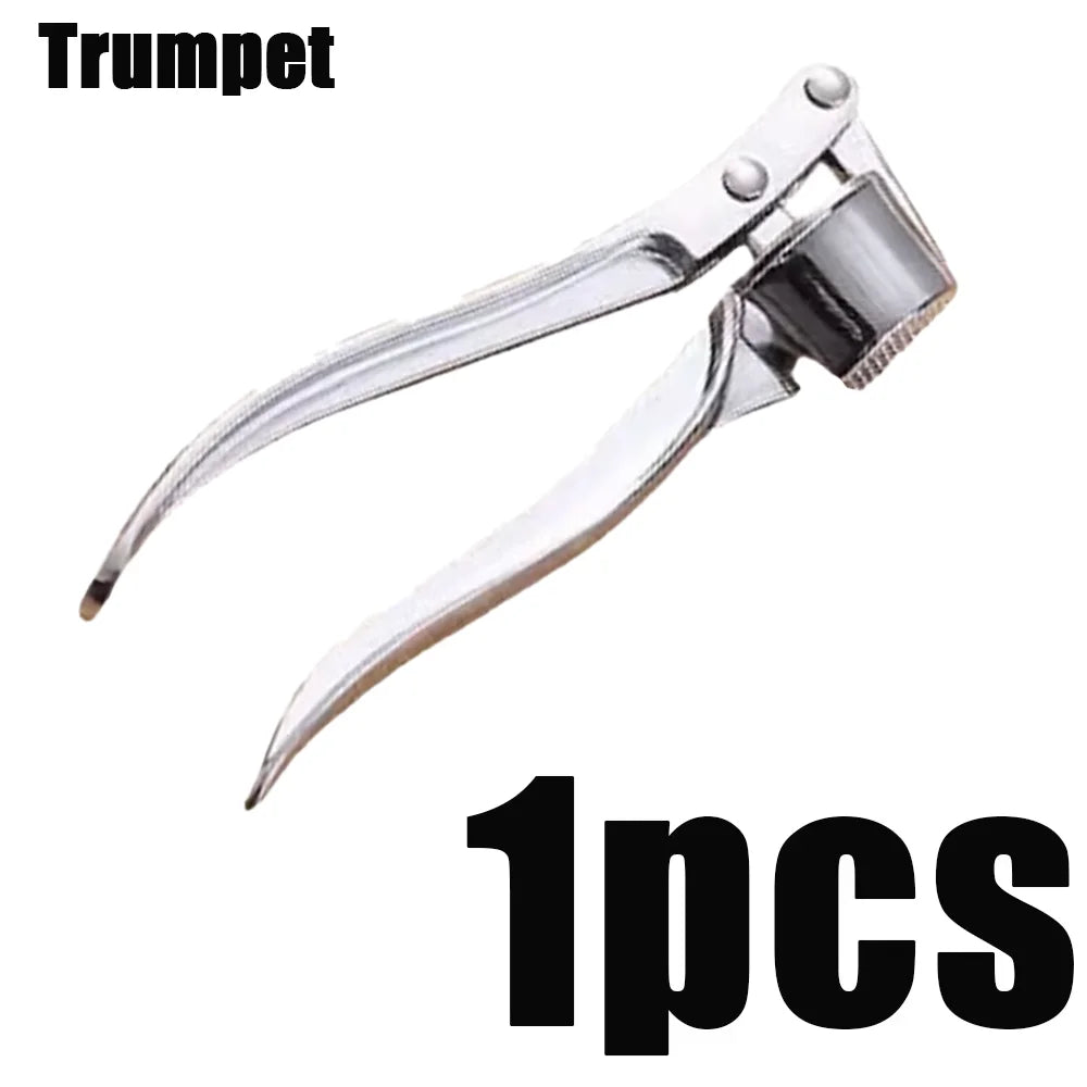 Zinc Alloy Garlic Press Crusher Mincer Kitchen Tool Manual Smasher - 19