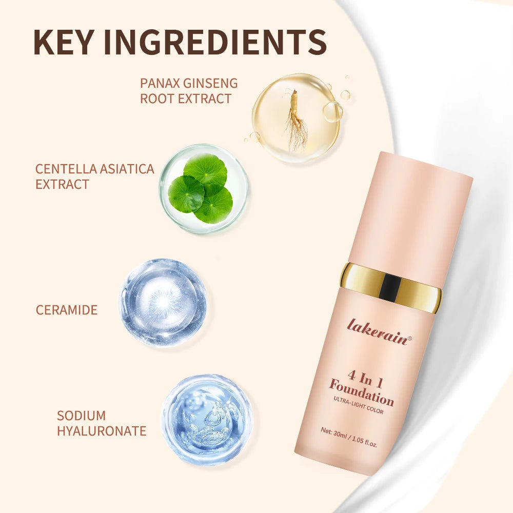 Color Changing Foundation SPF 30 Moisturizing Makeup Base