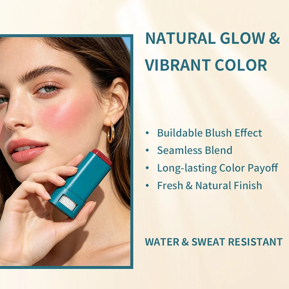 SPF 50 Blush Balm Stick Hydrating Sunscreen Makeup