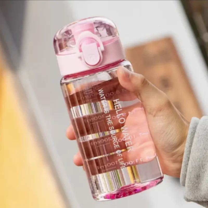 550ml BPA Free Sport Water Bottle Leak Proof Reusable Plastic Flask