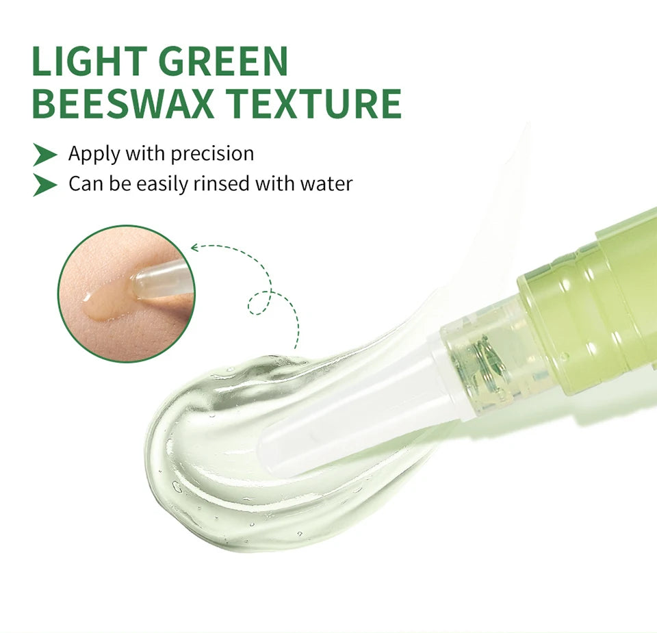 Eyebrow Wax Wand Hair Removal Kit for Salon Quality Brows at Home
