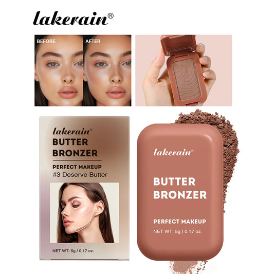 Waterproof Butter Bronzer Makeup Contour Powder Palette