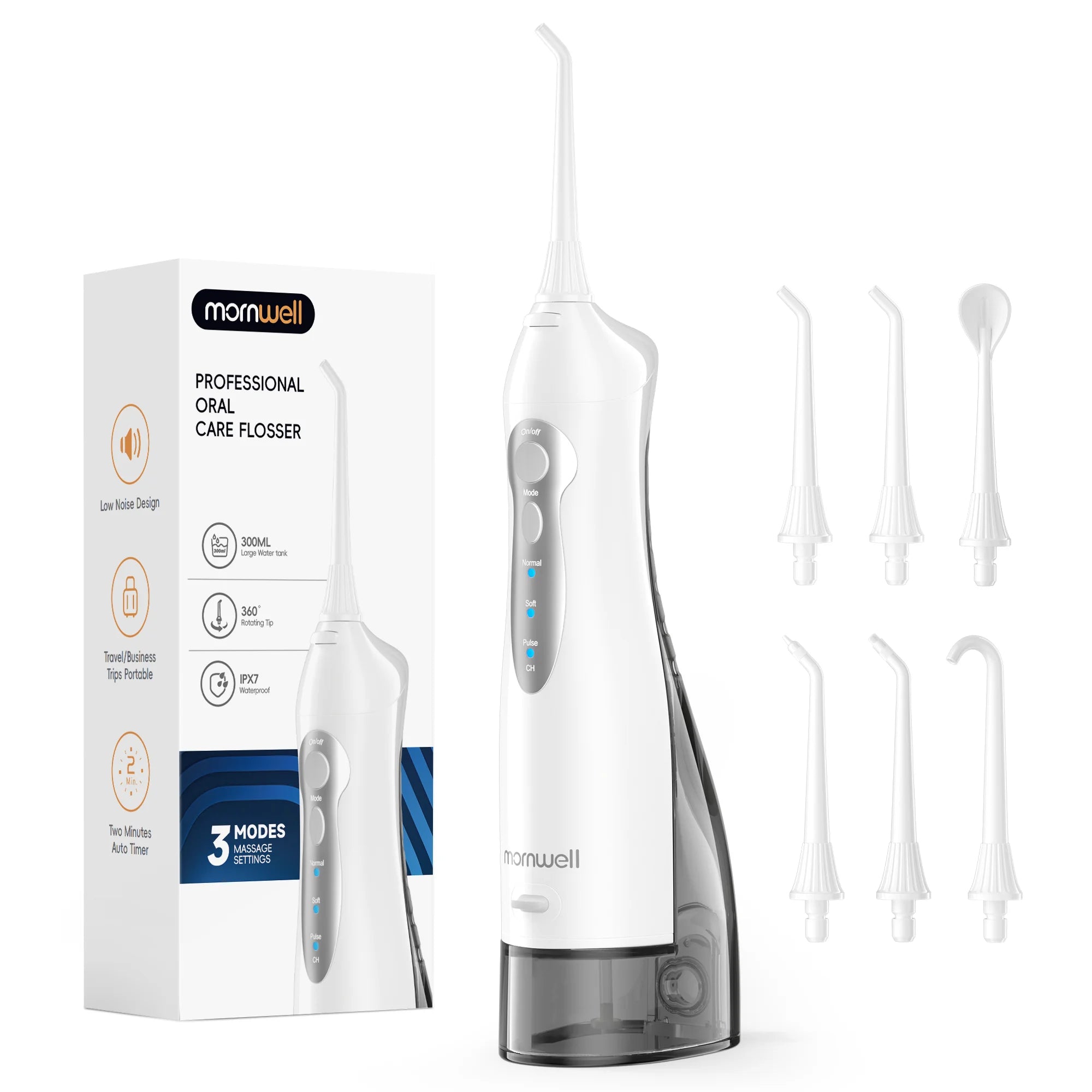 Portable Water Flosser and Teeth Whitening Kit Oral Care - 22