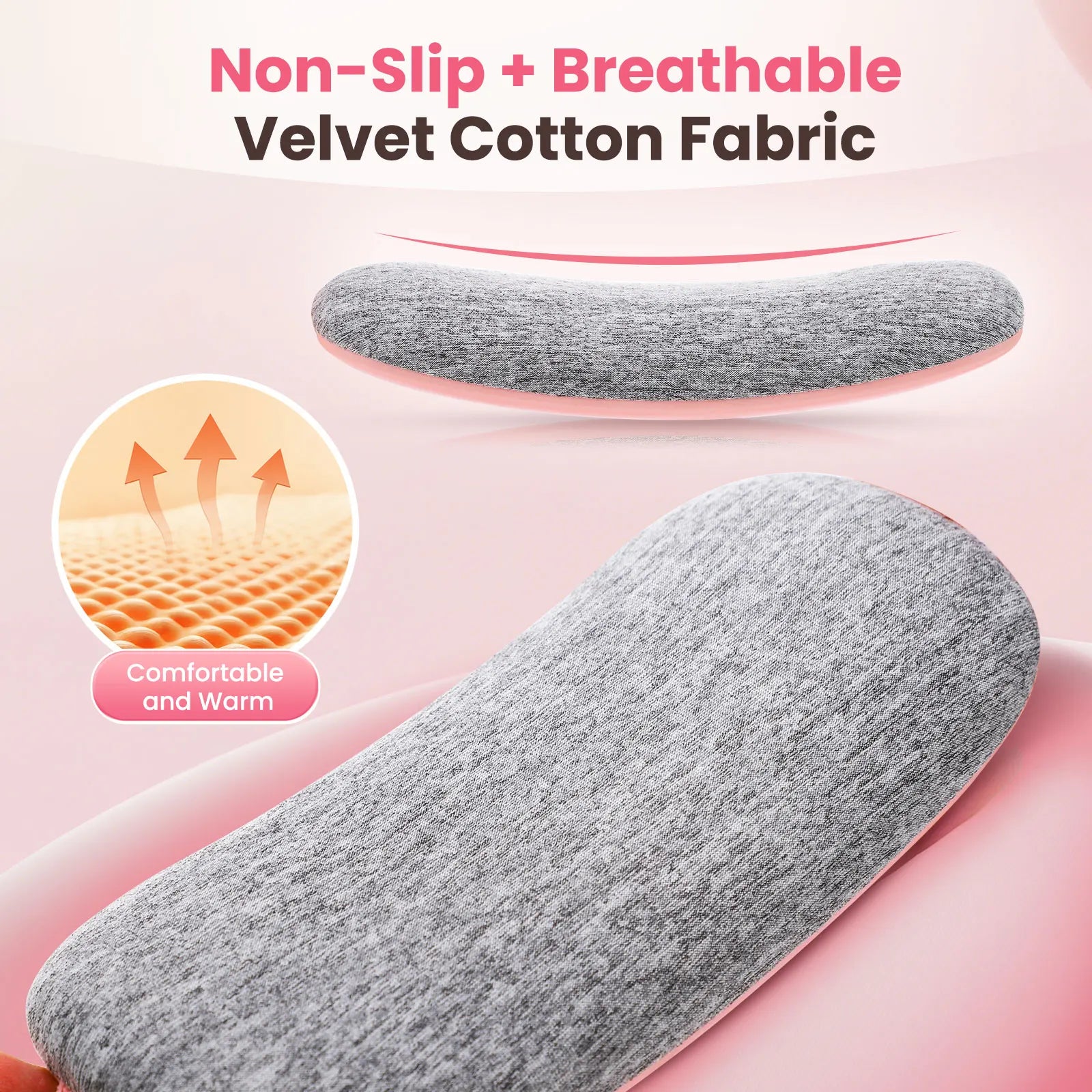 Cordless Menstrual Heating Pad Portable Abdominal Warmer Belt - 6