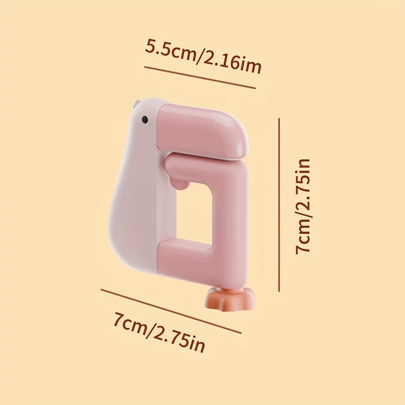 3pcs Thinking Duck Desk Hook Portable Schoolbag Hanger Table Clip