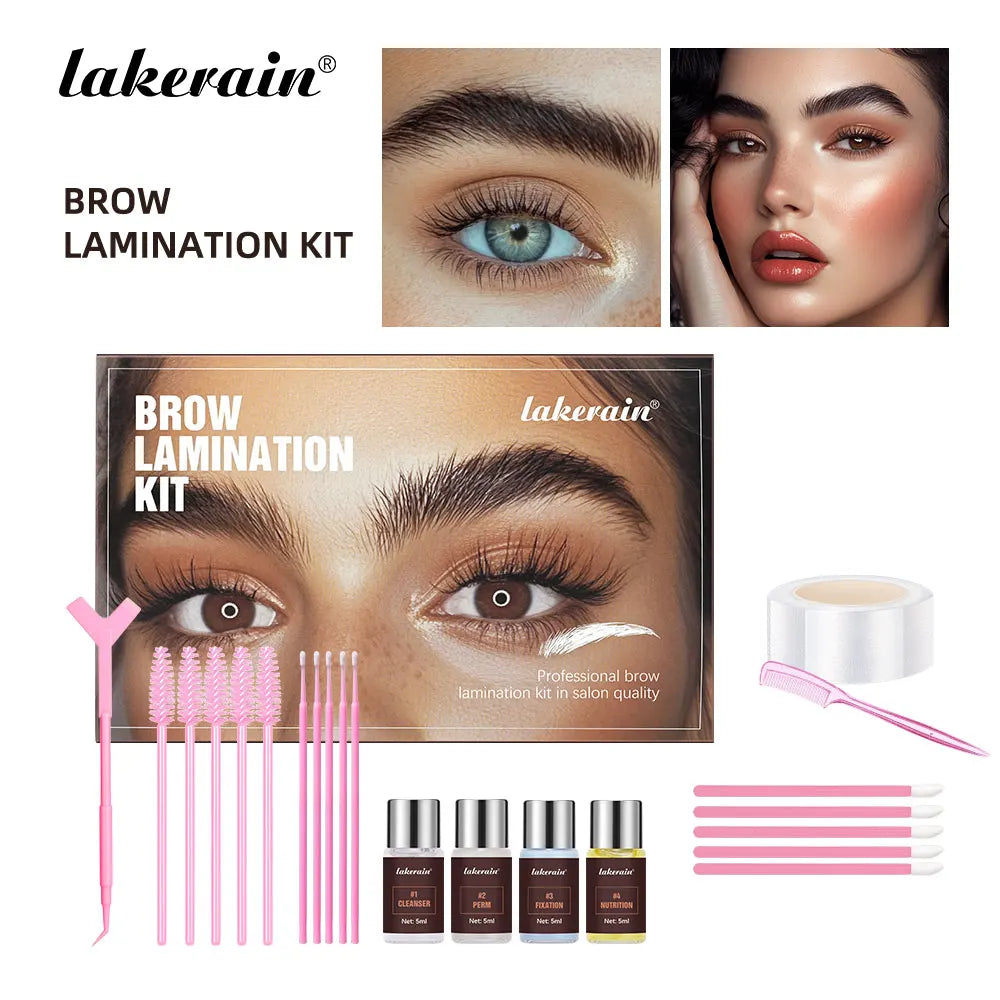 Lakerain Brow Lamination Kit Semi-Permanent Eyebrow Lift Set - 33