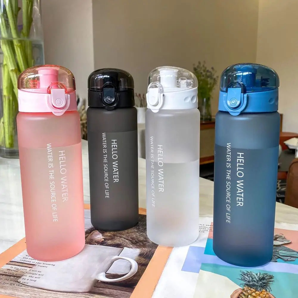 780ml Frosted Sports Water Bottle Leakproof Gym Travel Drinking Flask - 1