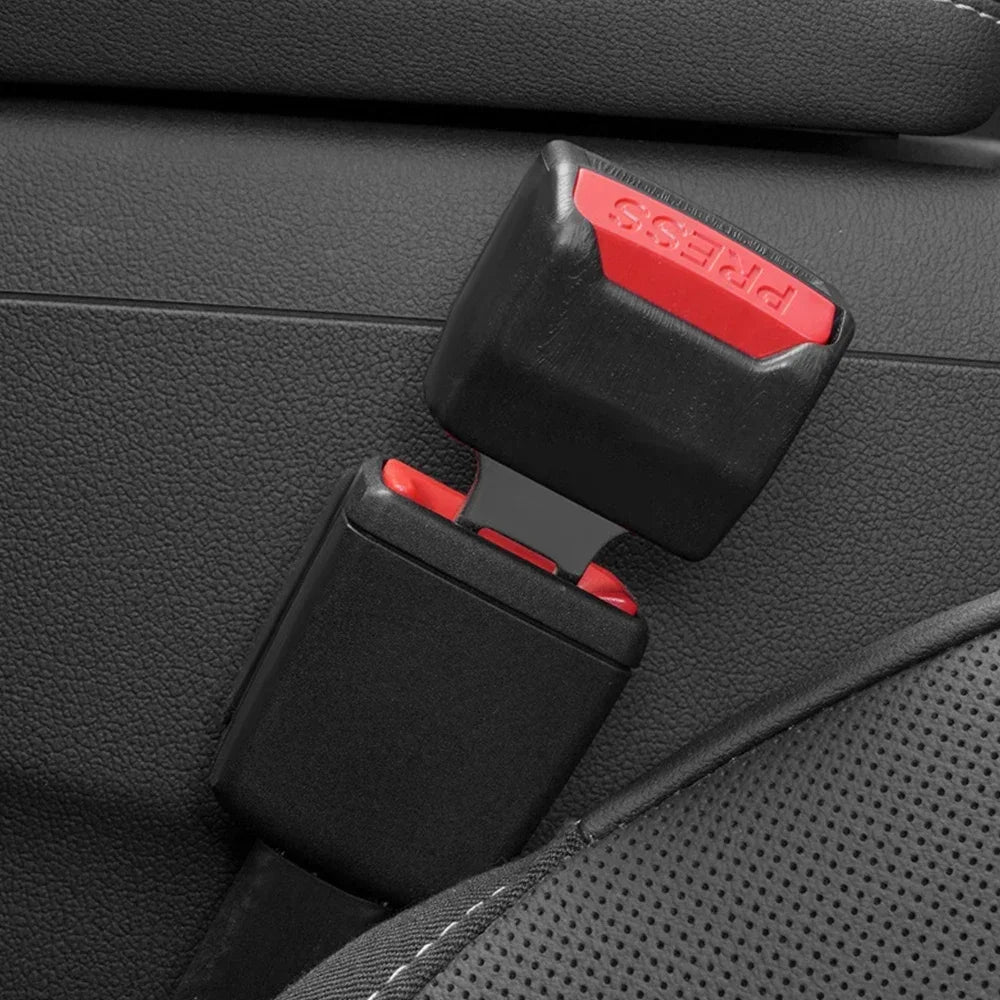 2Pcs Car Seat Belt Extender Buckle Safety Lock Extension Converter