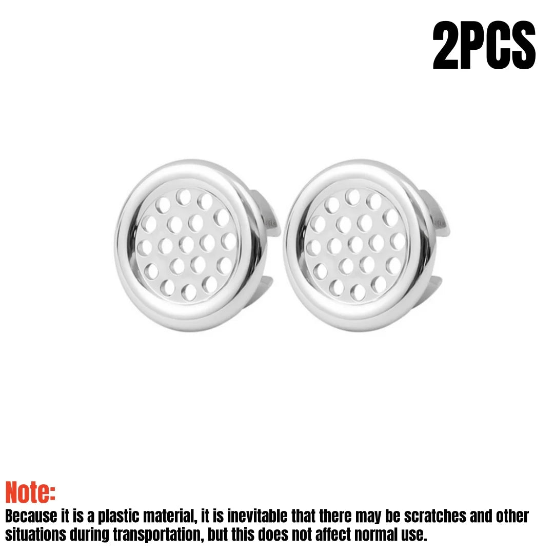 Bathroom Sink Overflow Cover Ring Chrome Basin Drain Cap Replacement - 12