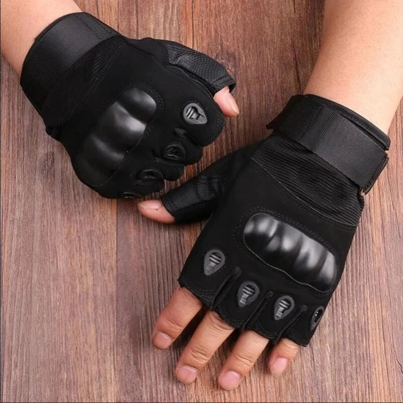 Tactical Half Finger Gloves Military Sports Airsoft Shooting Cycling Gear