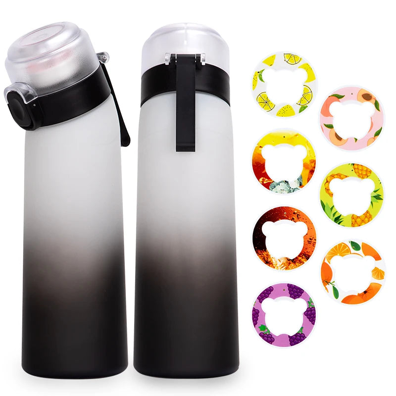 650ml Flavored Water Bottle with Scent Pods Sports Air Infuser Cup - 12