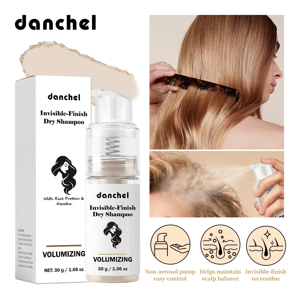 Dry Shampoo Powder Instant Oil Absorbing Hair Styling Powder