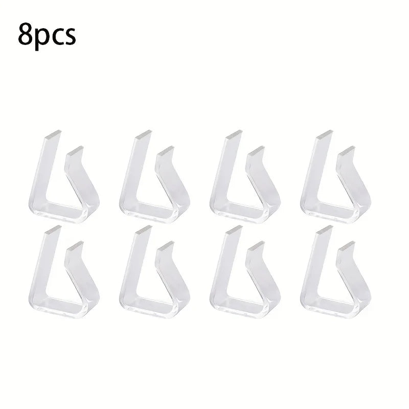 Transparent Tablecloth Clips Non-Slip Picnic Table Cloth Holders