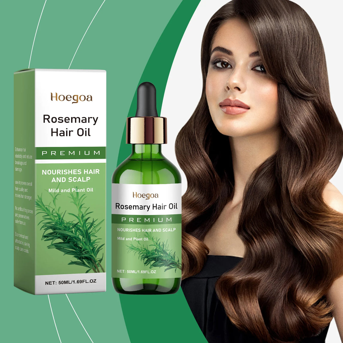 Rosemary Hair Growth Oil Scalp Treatment & Hair Loss Serum