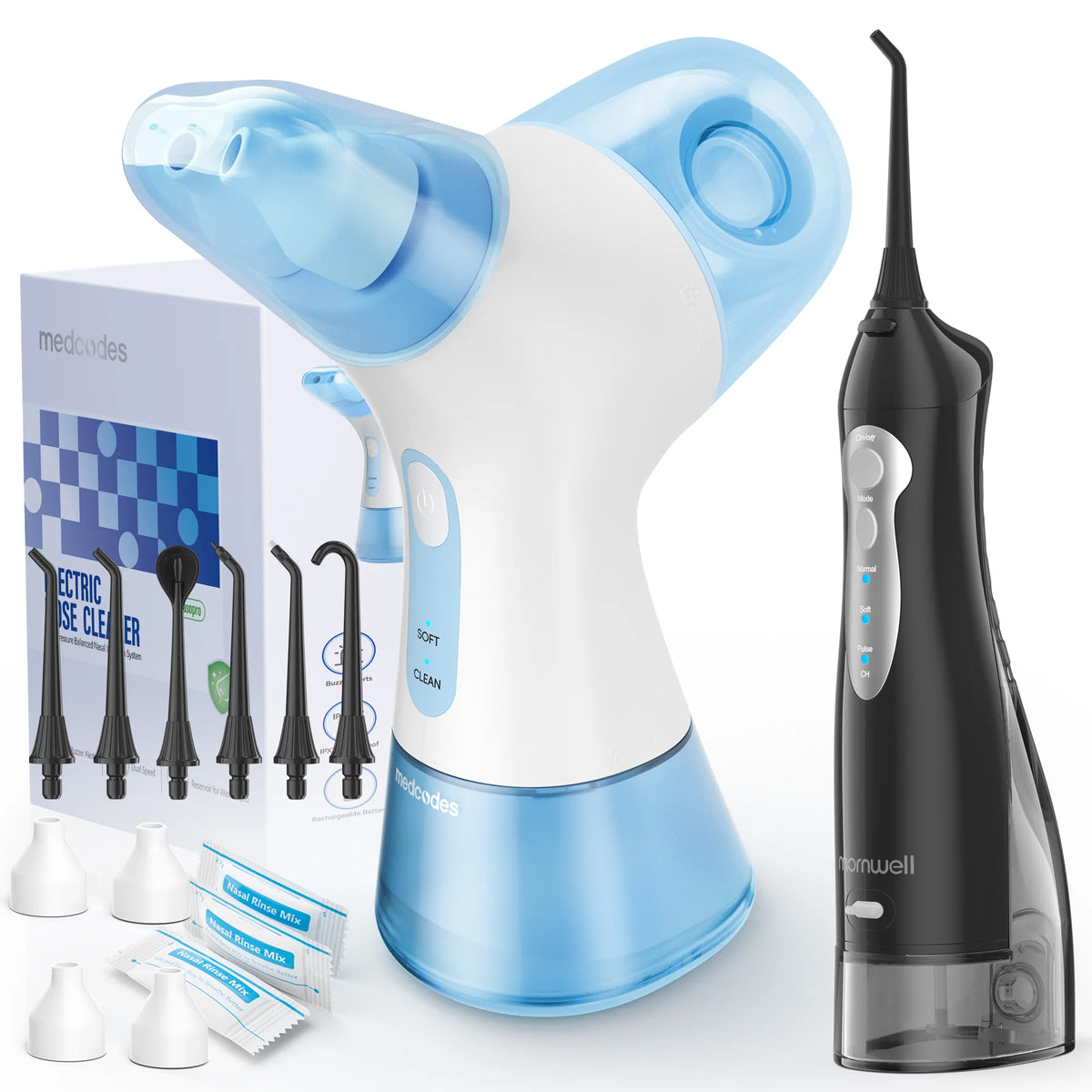 Nasal Rinse Irrigation & Water Flosser Combo