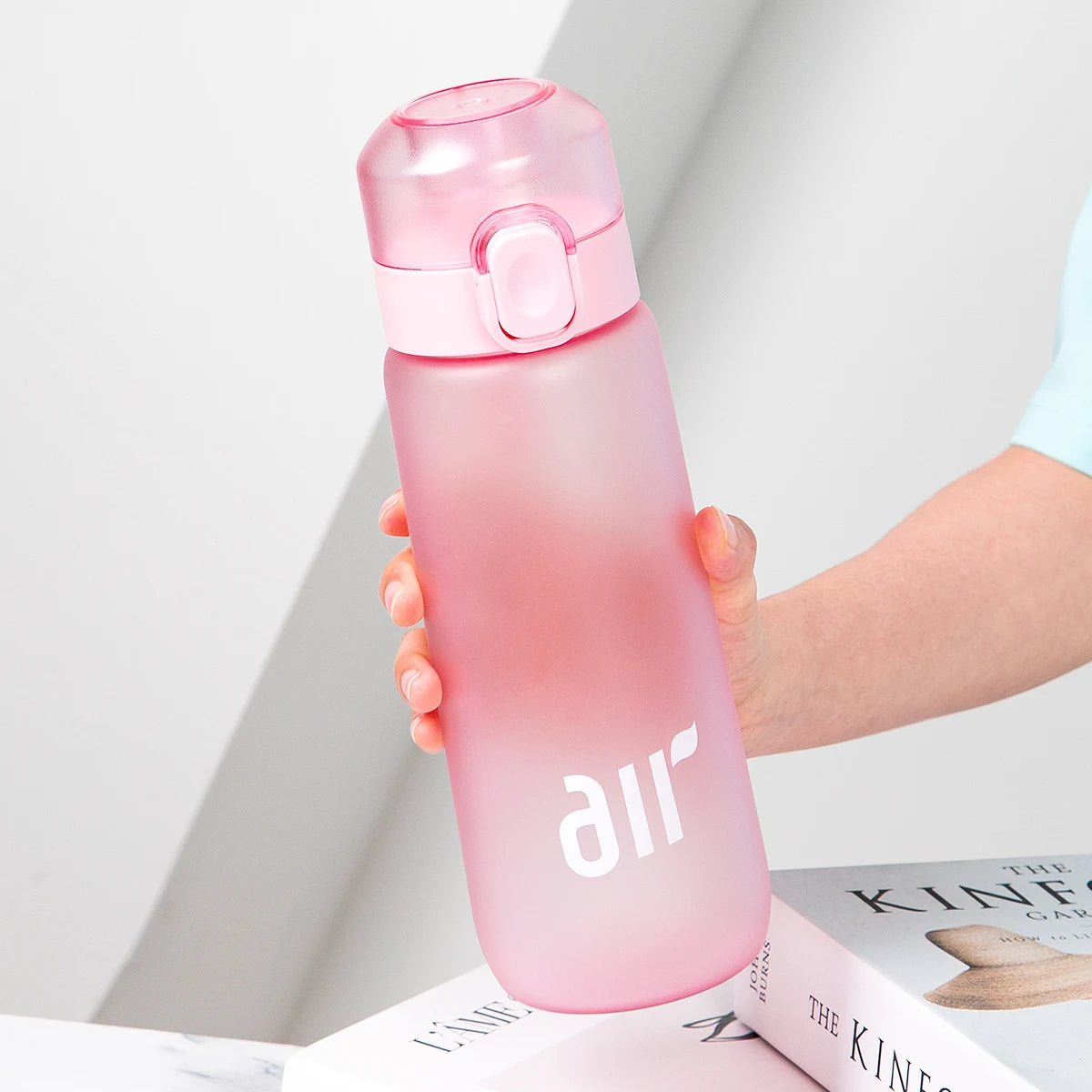 650ml Scented Air Water Bottle with Flavor Pods Leakproof Sports Cup - 2
