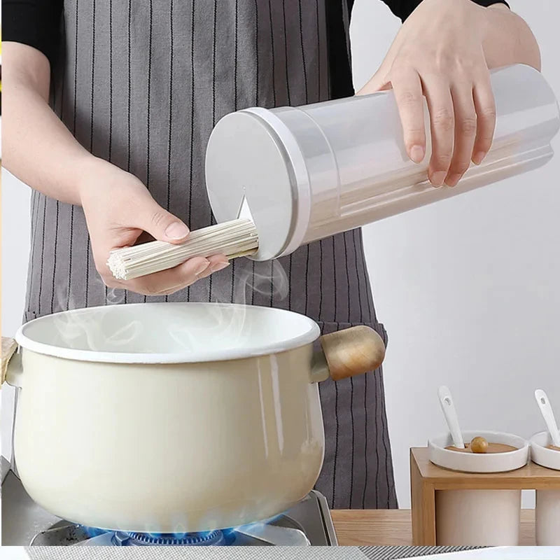 Airtight Pasta Container Spaghetti Storage Jar Kitchen Food Organizer