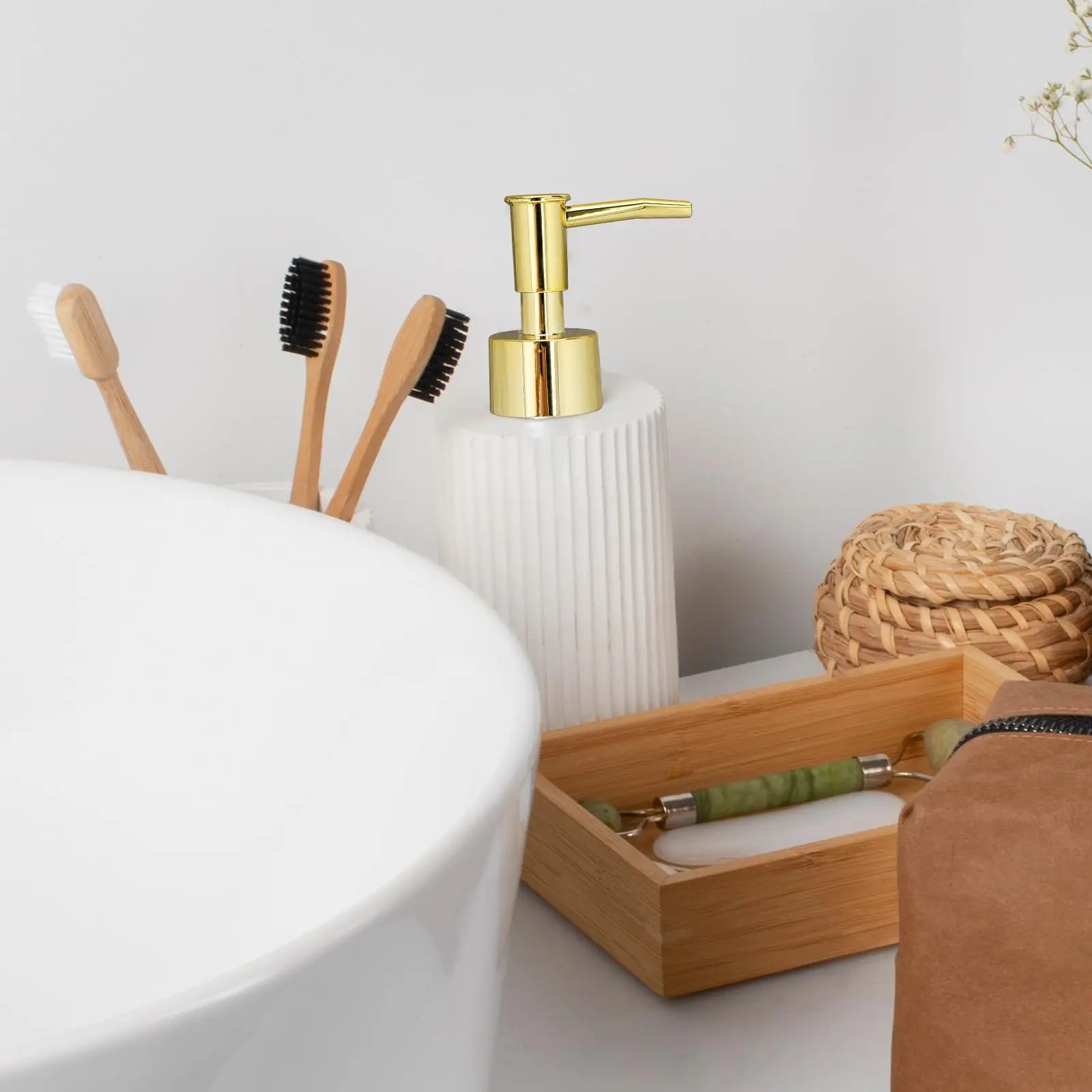 Replacement Soap Pump Dispenser Head for Lotion and Shampoo Bottles - 5