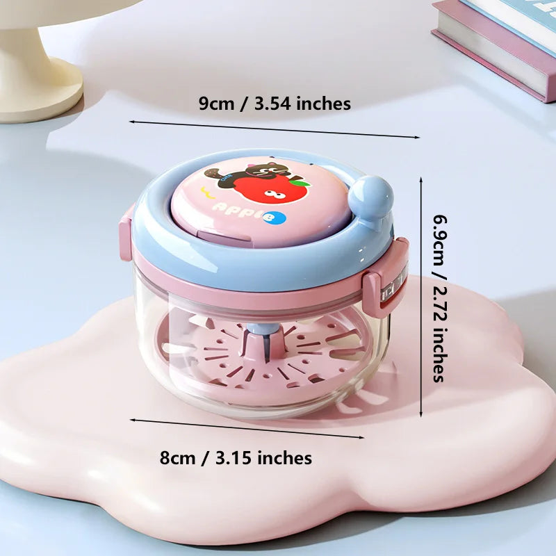 Denture Cleaning Box Storage Container With Drainage Tray - 22