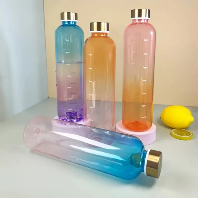 1000ml Gradient Sports Water Bottle BPA Free Leakproof Travel Flask