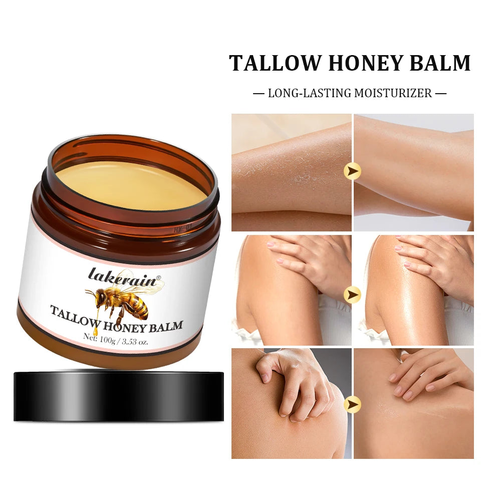 Whipped Beef Tallow and Honey Balm Face Cream
