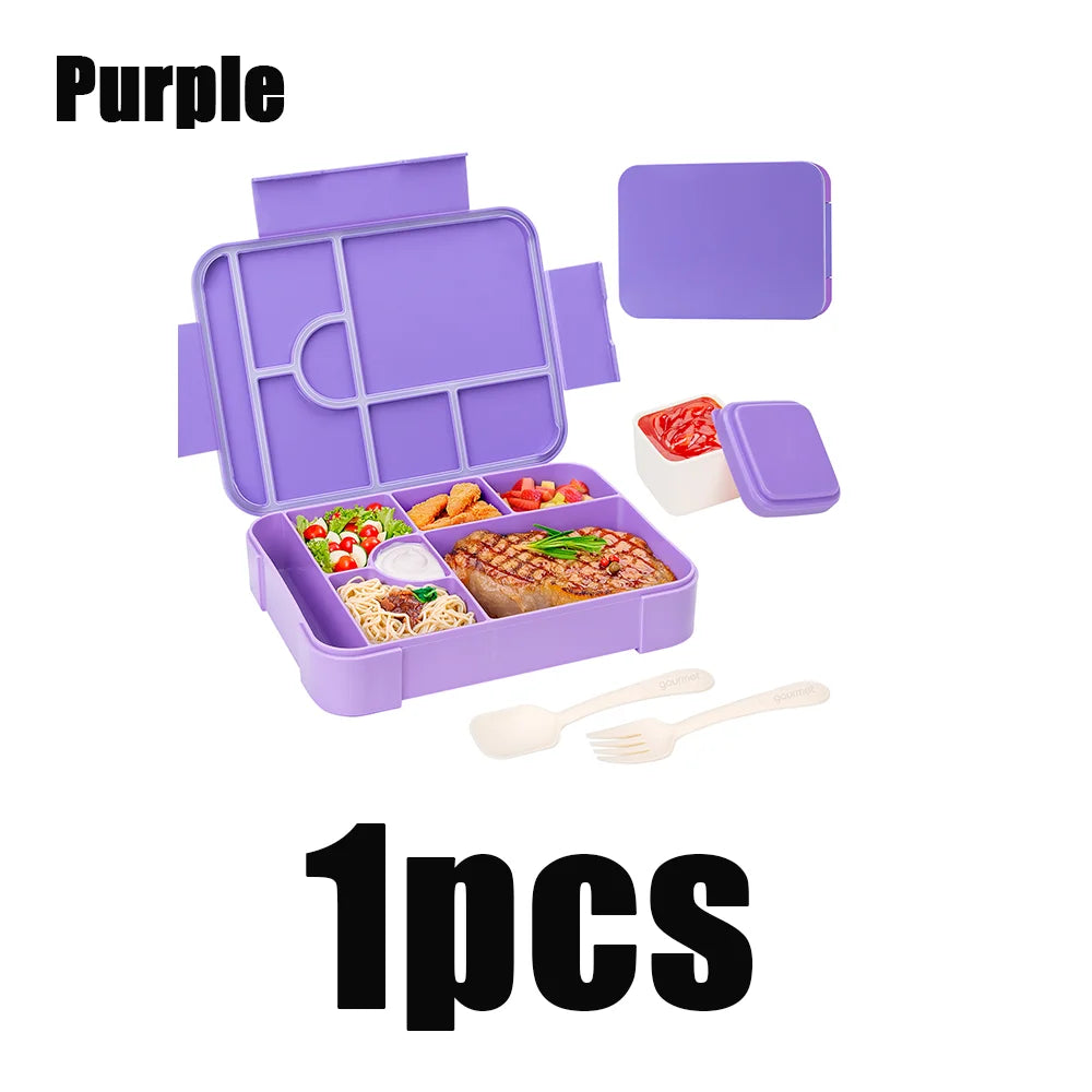 YOCITY Leakproof Bento Lunch Box Divided Food Container for School Work