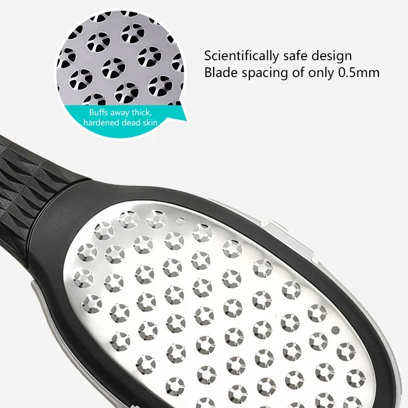 Professional Stainless Steel Foot File Cracked Heel Remover Pedicure Care