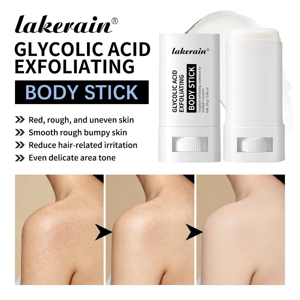 Lakerain Glycolic Acid Exfoliating Body Stick Skincare Scrub - 1