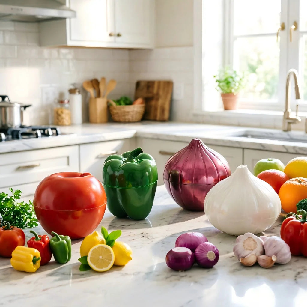 Fruit and Vegetable Food Saver Containers Kitchen Storage Keeper - 8