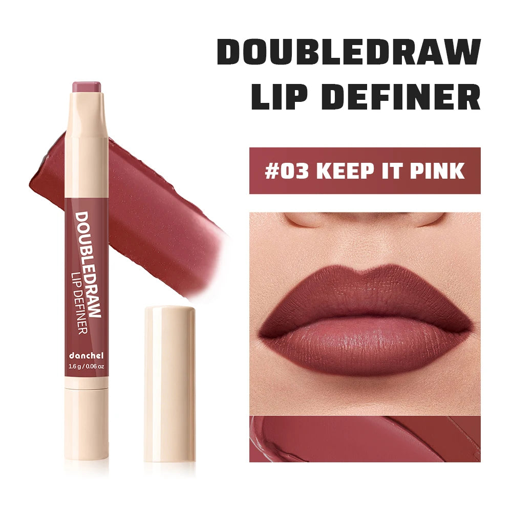 2 in 1 Lip Liner & Matte Velvet Lip Gloss Duo - 25