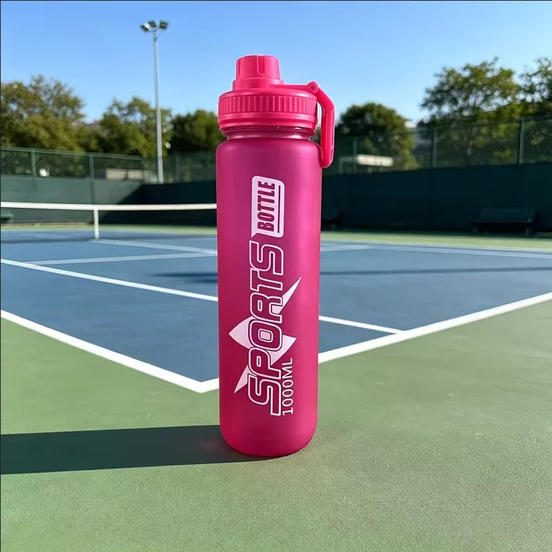 1000ml Sports Water Bottle Fitness Gym Jug with Handle and Carry Loop