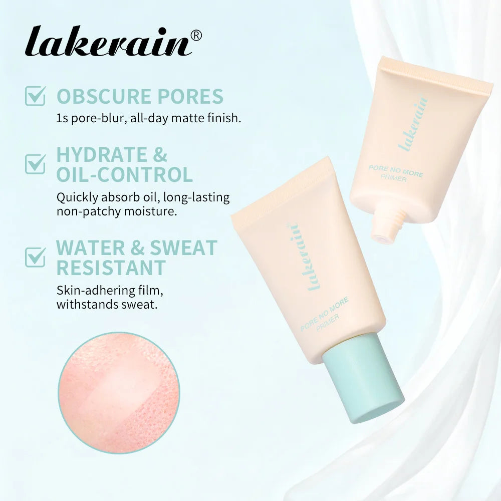 Lakerain Pore No More Primer Matte Oil Control Makeup Base - 3