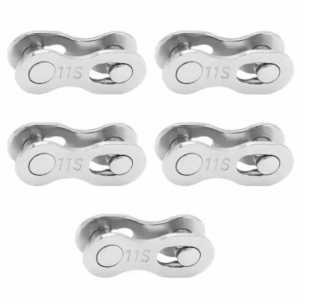 5 Pair Gold Bicycle Chain Quick Link Connector for 6 to 12 Speed Bikes