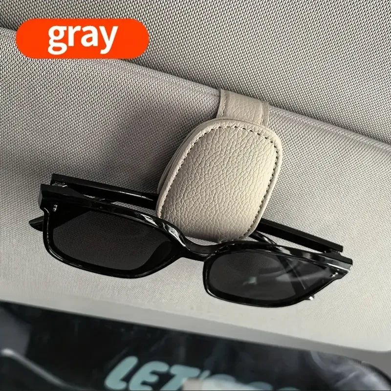 Car Sun Visor Glasses Holder Magnetic Sunglasses Clip Mount Organizer