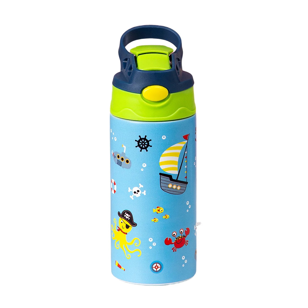 350ml Cartoon Insulated Stainless Steel Water Bottle Kids Vacuum Flask - 30