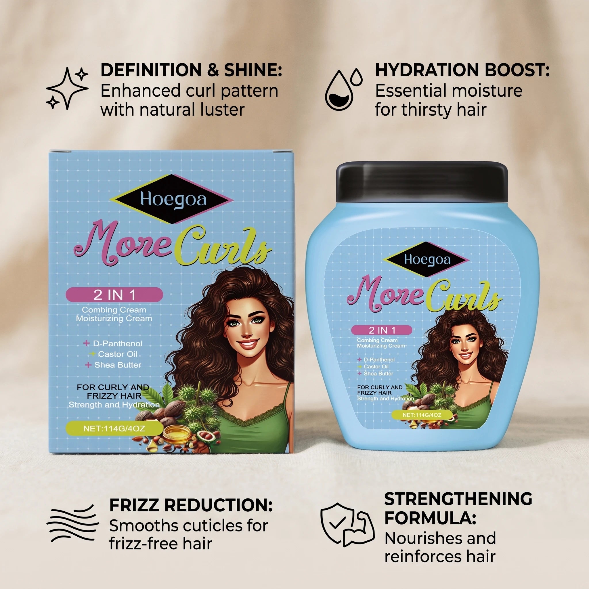 More Curls Hair Cream Curl Defining and Moisturizing Cream - 7
