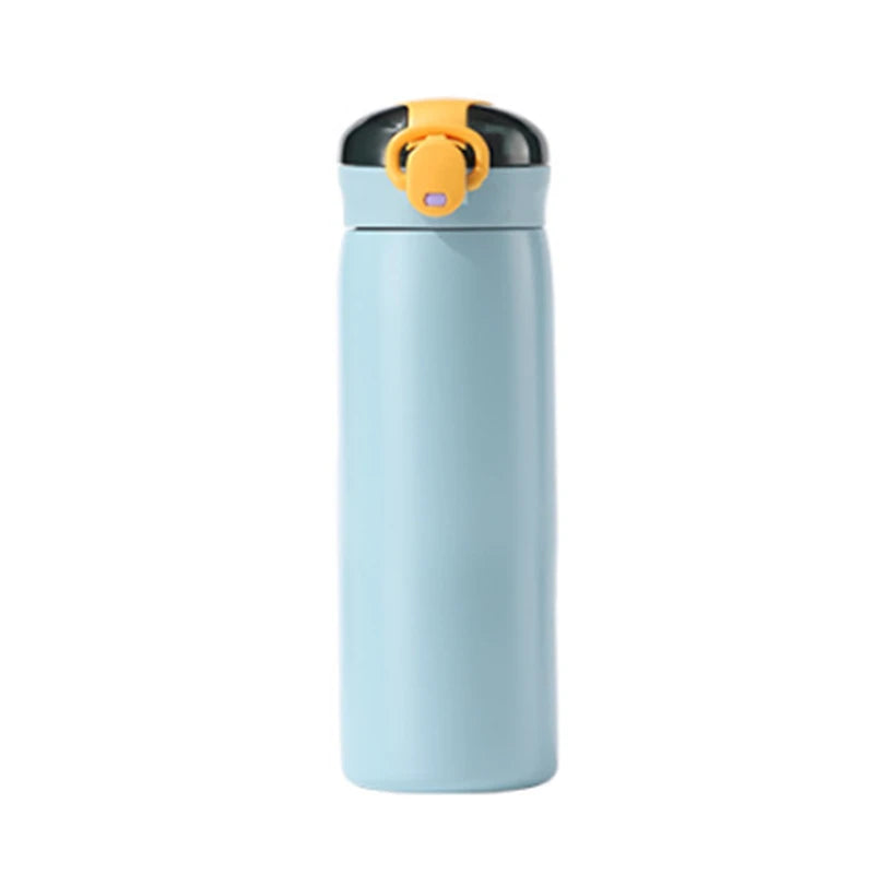 Stainless Steel Thermal Kids Water Bottle Vacuum Insulated Straw Mug